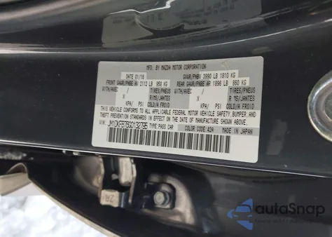 2016 Mazda Cx-3 Sport from USA, damaged, VIN JM1DKFB76G0132795